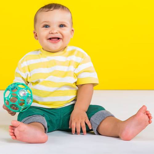 Oball con sonajero  Bebés