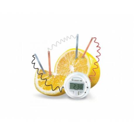 Lemon clock - crea tu reloj con un limón 4M Ciencia y medio ambiente
