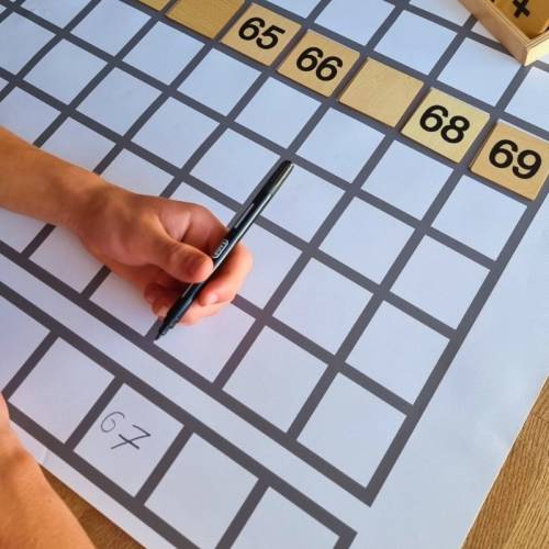 Tarjetas con números del 0 al 100  Contar del 0 al 100