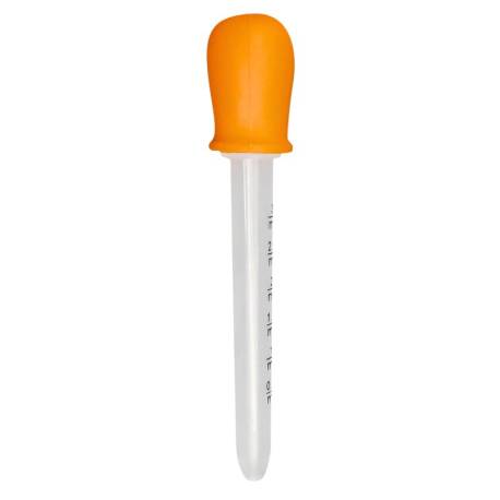 Cuenta gotas en color naranja Montessori para todos Utensilios de cocina