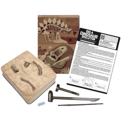 Excavación esqueleto de Tyrannosaurus Rex / Velociraptor 4M Ciencia y medio ambiente