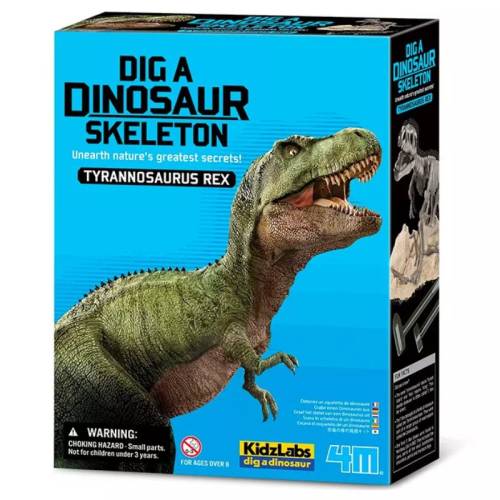 Excavación esqueleto de Tyrannosaurus Rex / Velociraptor 4M Ciencia y medio ambiente