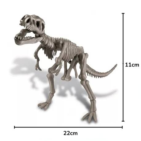 Excavación esqueleto de Tyrannosaurus Rex / Velociraptor 4M Ciencia y medio ambiente