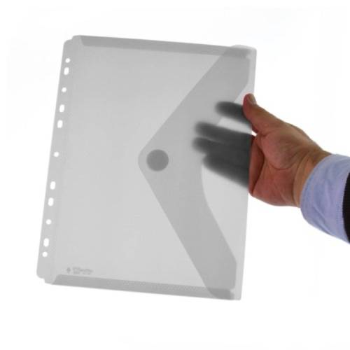 A4+ con chiusura in velcro e multitaladro per l'archiviazione