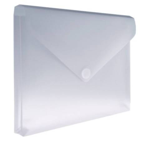 Sobre Velcro A4 con Fuelle Cristal  Papelería