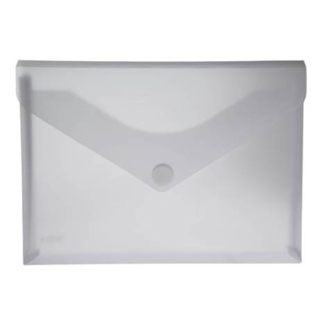 Sobre Velcro A4 con Fuelle Cristal  Papelería