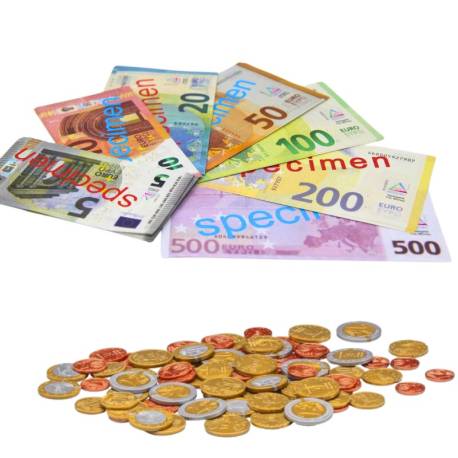 Estuche con monedas y billetes Wissner Monedas y Billetes 2