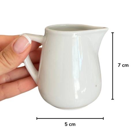 Piccolo vaso bianco da 90 ml