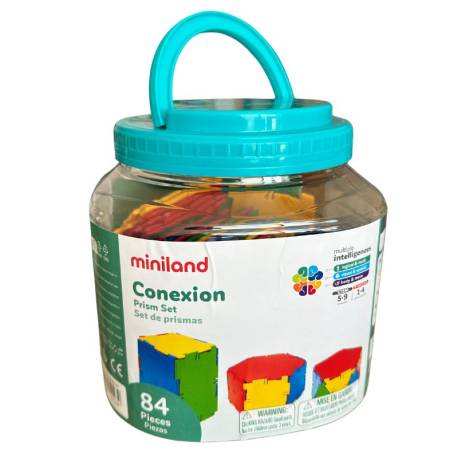 Conexión: Set de Sólidos platónicos Miniland Geometría