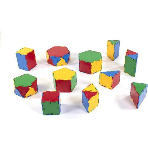 Conexión: Set de Sólidos platónicos Miniland Geometría