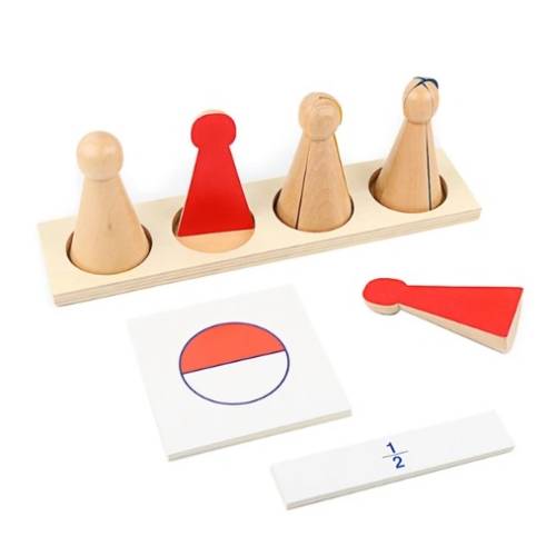Bolos de Fracciones Montessori para todos Geometría y Álgebra