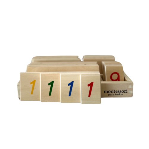 Tarjetas de descomposición numérica en madera Montessori para todos Matemáticas