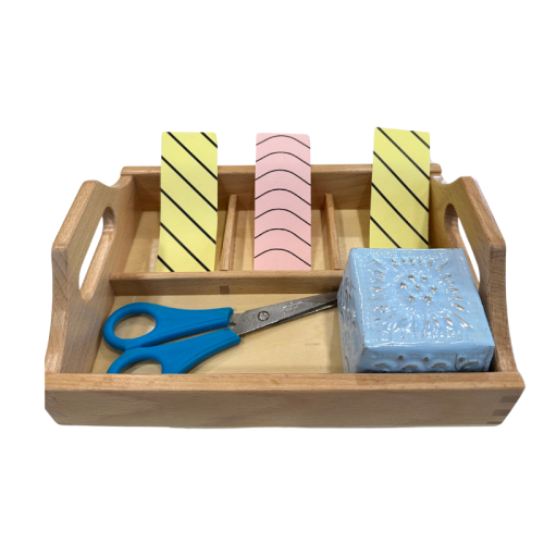 Papel para aprender a cortar Nienhuis Destrezas y autonomía