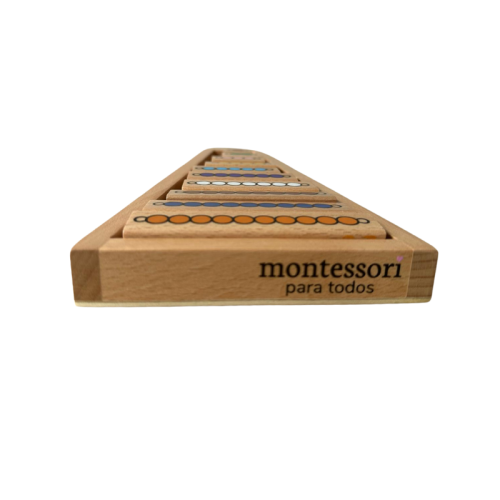 Cunei di perle Montessori da 1 a 10
