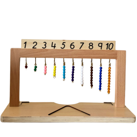 Colgador de perlas 1-10 Montessori para todos Contar del 0 al 100