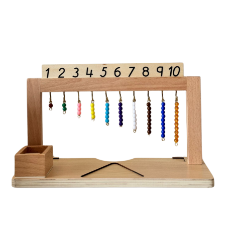 Colgador de perlas 1-10 Montessori para todos Contar del 0 al 100