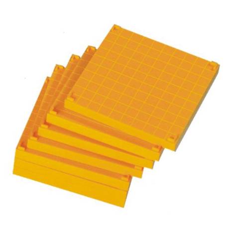 Base 10 amarillo encajable en bolsa