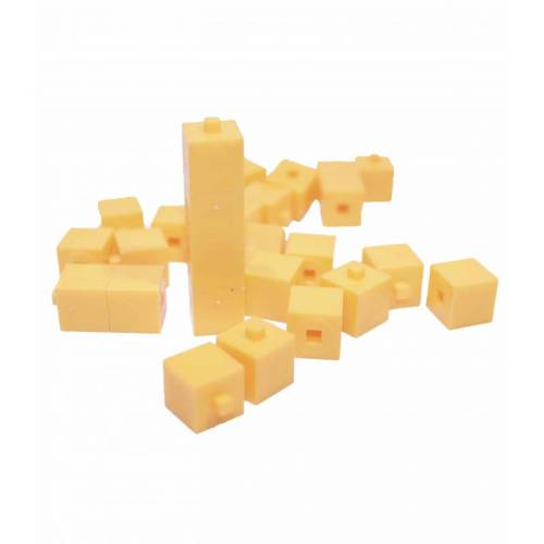 Base 10 amarillo encajable en bolsa