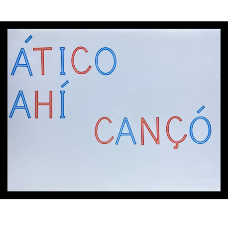 Tavolo luminoso alfabeto lettere maiuscole 2