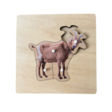 Puzzle Montessoriani capra 2