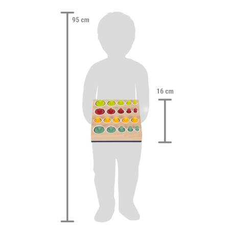 Cilindros de botón MINI con colores  Juguetes Sensoriales