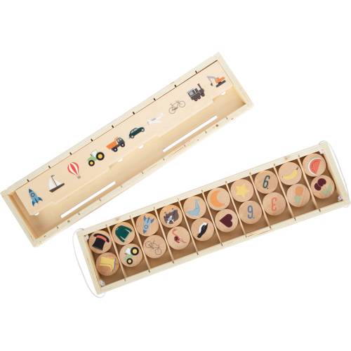 Cajita clasificadora de imágenes descubriendo el mundo