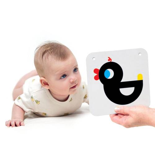 Tarjetas de alto contraste para bebes  Bebés