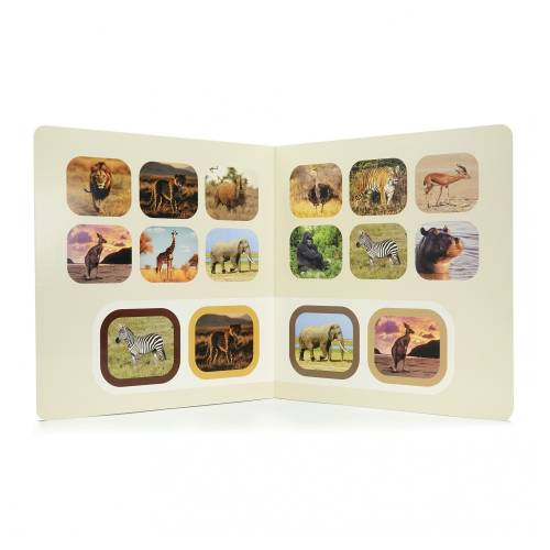 Libro busca y encuentra - Animales Salvajes Nowordbooks Nowordbooks