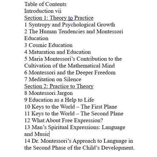 Interpreting Montessori