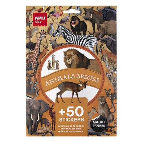 Pegatinas de animales de la sabana  Geografía