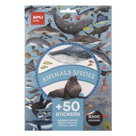 Pegatinas de Animales Marinos  Educativos