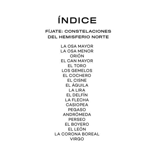 Llavero de tarjetas - Constelaciones del hemisferio norte