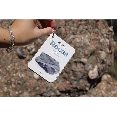 Llavero de tarjetas - Rocas  Fósiles y minerales