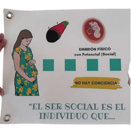 Línea de la construcción del Ser Social (Montessori) + librillo  Historia y Educación Cósmica