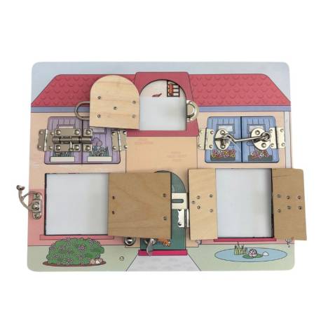 Casa de Cerraduras Educo Sensorial