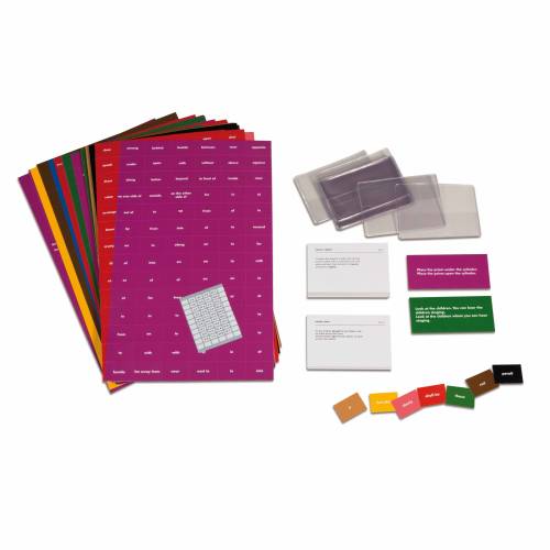 Printed Grammar Cards Nienhuis Gramática y Sintaxis