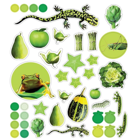 400 Stickers reusables