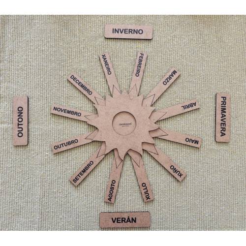 Celebración da Vida GALLEGO Mayúscula (pequeño) Made in Spain Historia y Educación Cósmica