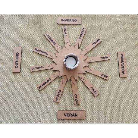 Celebración da Vida GALLEGO Mayúscula (pequeño) Made in Spain Historia y Educación Cósmica