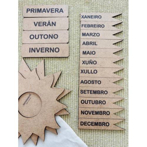 Celebración da Vida GALLEGO Mayúscula (pequeño) Made in Spain Historia y Educación Cósmica