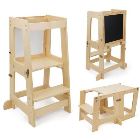Torre de aprendizaje 3 en 1 (mesa y pizarra)  Mobiliario