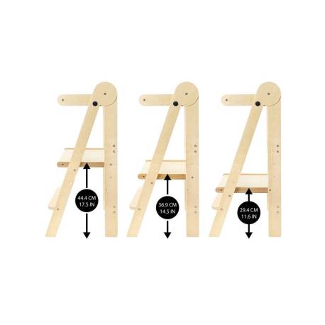 Torre de aprendizaje plegable Lofty (Madera...