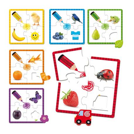 Puzzle de madera - 6 colores Goula 2-3 años