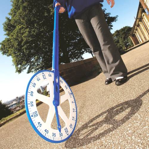 Rueda de medición métrica