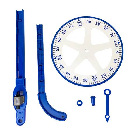 Rueda de medición métrica