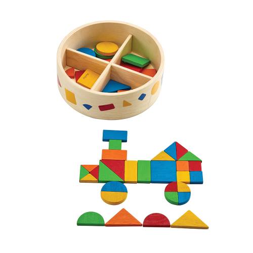 Caja Mosaico Plantoys Plan Toys De 1 a 3 años