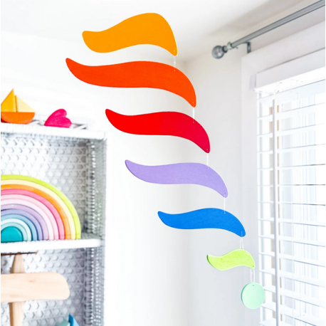 Harmony Wings | Movil techo olas arcoiris  Ambiente y Mobiliario