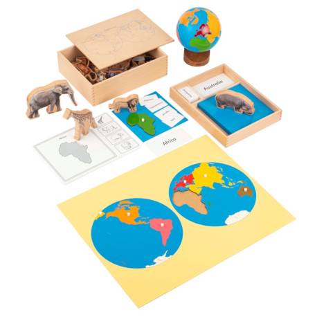 La Caja de Continentes y Animales (EN) Nienhuis Geografía