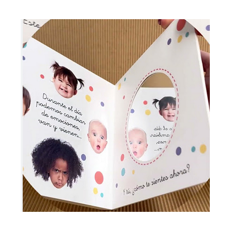 Biblioteca Montessori - Las emociones  Libros con Imágenes Reales 2
