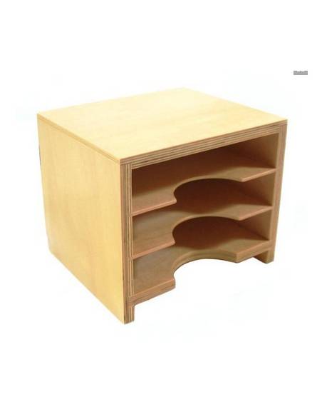 Módulo para guardar las tarjetas del gabinete geométrico